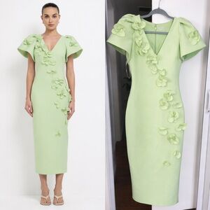chinese dress ladies Lenore Silk Lace Halter Midi Dress / Ivory | Meshki